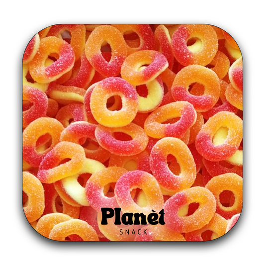 Anneaux Pêches Acides - 100g