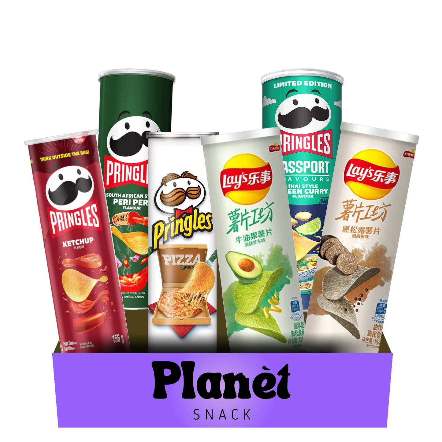 Box Pringles & Lay's